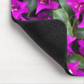 Lebhafte Lila Bougainvillea-Blume Mousepad (Ecke)