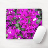 Lebhafte Lila Bougainvillea-Blume Mousepad (Mit Mouse)