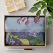 Lebhafte Lila Lilac-Blume Ladybug Decoupage Seidenpapier (Geschenk)