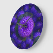 Lebhafte Lila Musteruhr Große Wanduhr (Winkel)