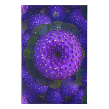 Lebhafte Lila Natur Muster Foam Art