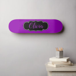 Lebhafte, Lila Personalisierte Mädchen Skateboard