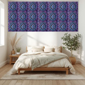 Lebhafte Lila und blaue Hues Amethyst Geode Tile Fliese