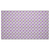 Lebhafte Lila und weiße Blume Stoff (Fat Quarter (45,7 x 55,9 cm))