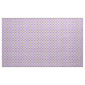Lebhafte Lila und weiße Blume Stoff (Yard (91,4 cm))