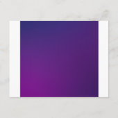 Lebhafte Magenta Lila mit blumengesäumten Hochzeit Begleitkarte (Rückseite)