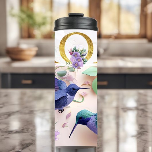 Lebhafte Mama Blumendesign Thermosbecher