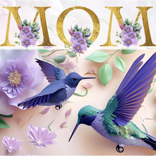 Lebhafte Mama Blumendesign Thermosbecher