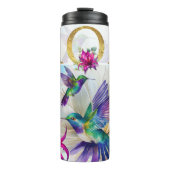 Lebhafte Mama Hummingbird Thermosbecher (Vorderseite)