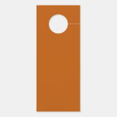 Lebhafte Mandarine Hochzeitsgast stört nicht Türanhänger (Rückseite)