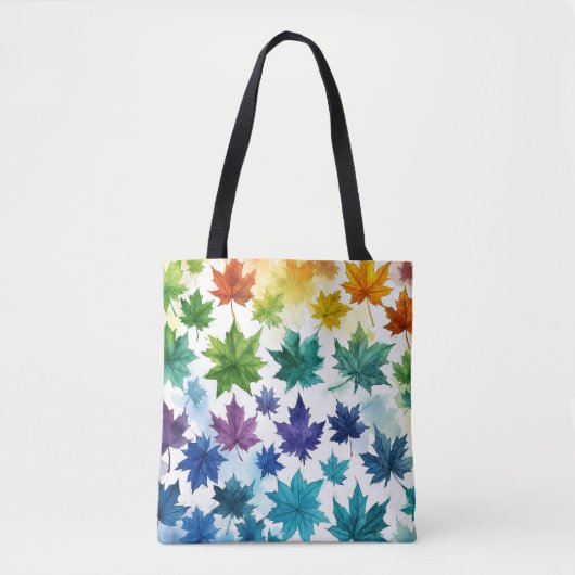 Lebhafte Maple Leaf-Tasche Tasche (Vorderseite)
