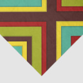 Lebhafte mehrfarbige Diagonalstreifen geometrisch Seidenpapier (Detail)