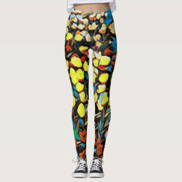 Lebhafte mehrfarbige Leggings (Dreaming)