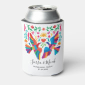 Lebhafte, mexikanisch Inspirierte Hochzeit Dosenkühler (Kanne Rückseite)