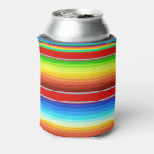 Lebhafte mexikanische Blanket Traditionelle spanis Dosenkühler (Kanne Rückseite)