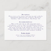 Lebhafte mexikanische Fiesta Style Rainbow Wedding Begleitkarte (Vorderseite)