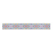 Lebhafte mexikanische Fiesta Style Rainbow Wedding Ripsband (Vorderseite)