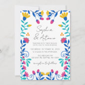 Lebhafte mexikanische Fiesta Wedding Einladung (Vorderseite)