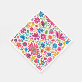 Lebhafte mexikanische Fiesta Wedding Serviette (Ecke)