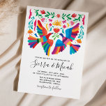 Lebhafte mexikanische Inspiriert Vögel und blutige Save The Date<br><div class="desc">Lebhafte und farbenfrohe Hochzeitseinladung mit einem mexikanisch inspirierten Thema.</div>