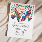 Lebhafte mexikanische Inspiriert Vögel und blutige Save The Date