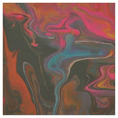 Lebhafte Mineral Rock Flow Paint Art Stoff (Muster)