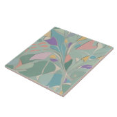 Lebhafte Minze Abstrakt Moderne Pastellfarben Fliese (Seite)