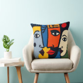 Lebhafte moderne Kunst Kissen (Stuhl )