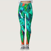 Lebhafte Money Tree Leggings (Vorderseite)