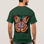 Lebhafte Moth in traumhaften Mustern T-Shirt (Rückseite)