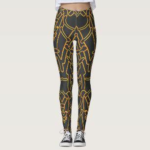 Lebhafte Multicolor-Leggings "Ratti_Creative_Arts" Leggings