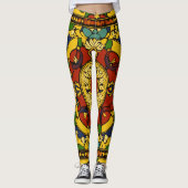Lebhafte Multimedia-Leggings: Express Ihre Uniq Leggings (Vorderseite)
