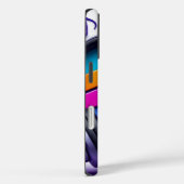 Lebhafte Music Vibes Phone Case - Kopfhörer & Viny (Rückseite / Rechts)