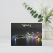 lebhafte Nacht Postkarte (Stehend Vorderseite)