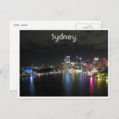 lebhafte Nacht Postkarte (Vorne/Hinten)