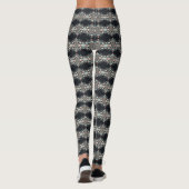 Lebhafte Nächte (kleines Muster) Leggings (Rückseite)