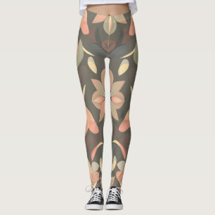 Lebhafte, nahtlose Leggings - Elegantes Organi