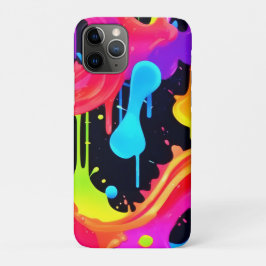 Lebhafte Neon Color Splash Art Case-Mate iPhone Hülle