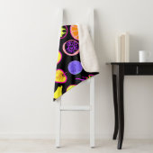 Lebhafte Neon Fruits Artistry Sherpadecke (Beispiel)