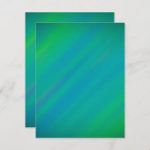 Lebhafte Neon Iridescent Blank Card Feiertagskarte (Vorne/Hinten)