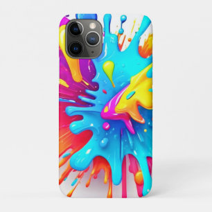 Lebhafte Neon Paint Splash Art Case-Mate iPhone Hülle