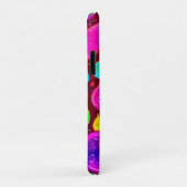 Lebhafte Neon Raindrops Art Case-Mate iPhone Hülle (Hinten/Rechts)