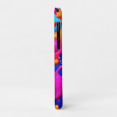 Lebhafte Neon-Splashes auf dunkler Leinwand Case-Mate iPhone Hülle (Hinten/Links)