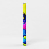 Lebhafte Neon-Splashes auf dunkler Leinwand Case-Mate iPhone Hülle (Hinten/Rechts)