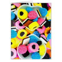 Lebhafte Niedliche Süßigkeiten-Süßwarenwerbung