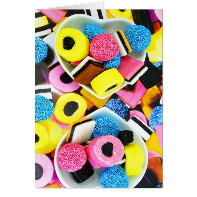 Lebhafte Niedliche Süßigkeiten-Süßwarenwerbung (Vorne)