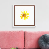 Lebhafte Orange Blossom Mauer Leinwanddruck (Insitu (Wohnzimmer))