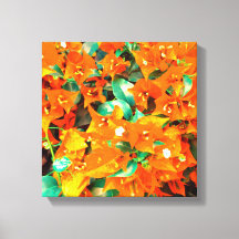 Lebhafte Orange Bougainvillea Blume