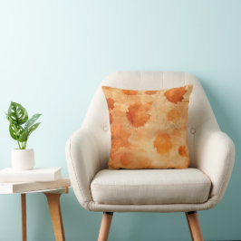 Lebhafte Orange Brown-Blätter Kissen