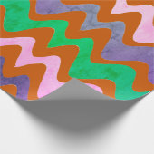 Lebhafte Orange-Giftideen Geschenkpapier (Ecke)